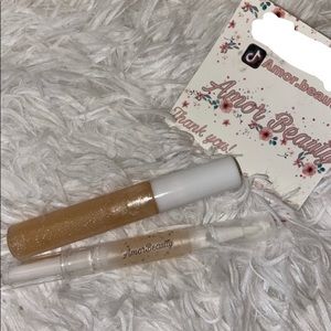 Hand made lip oil & gloss -color champagne